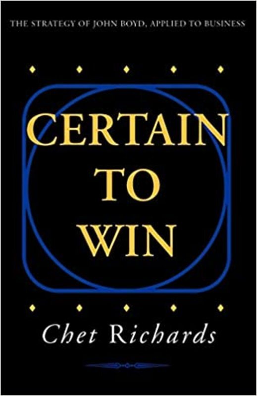 Book cover for "Certain to Win" by Chet Richards