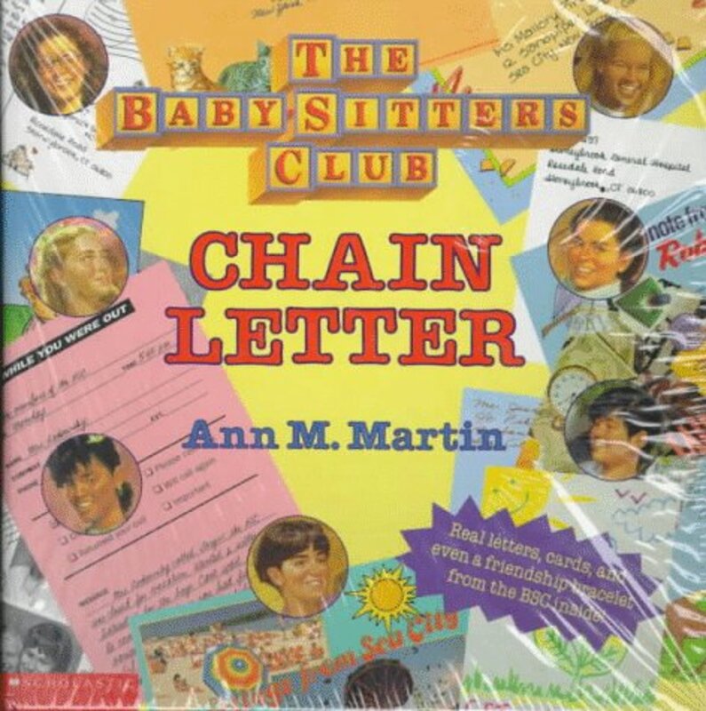Book cover for "Chain Letter" by Ann M Martin