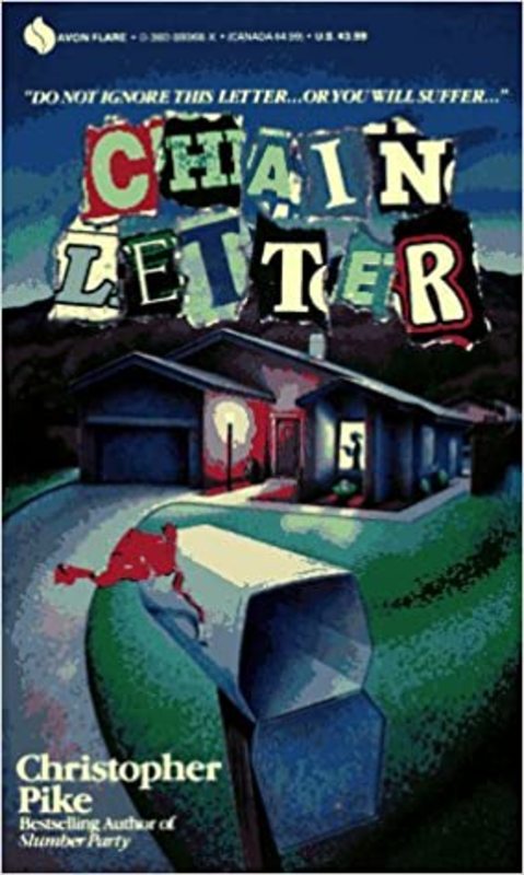 Book cover for "Chain Letter" by Christopher Pike