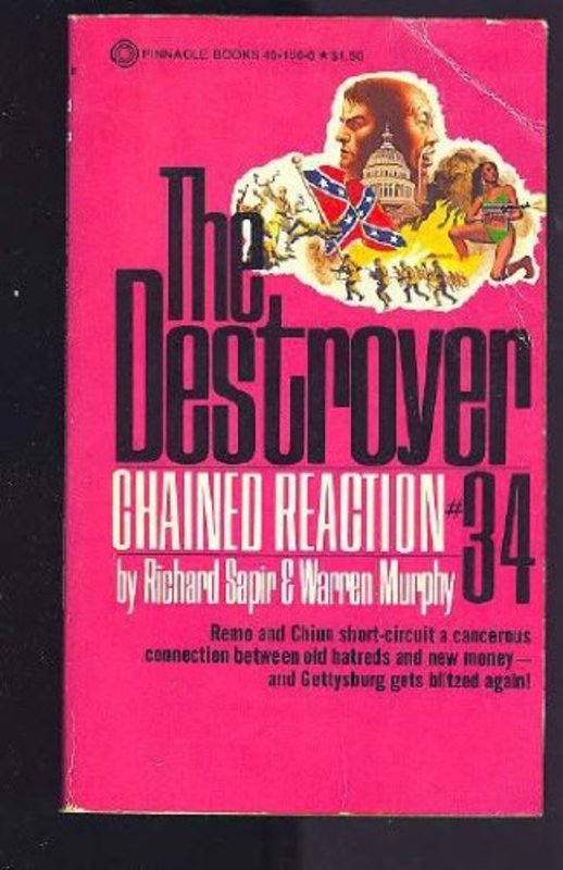 Book cover for "Chained Reaction" by Warren Murphy