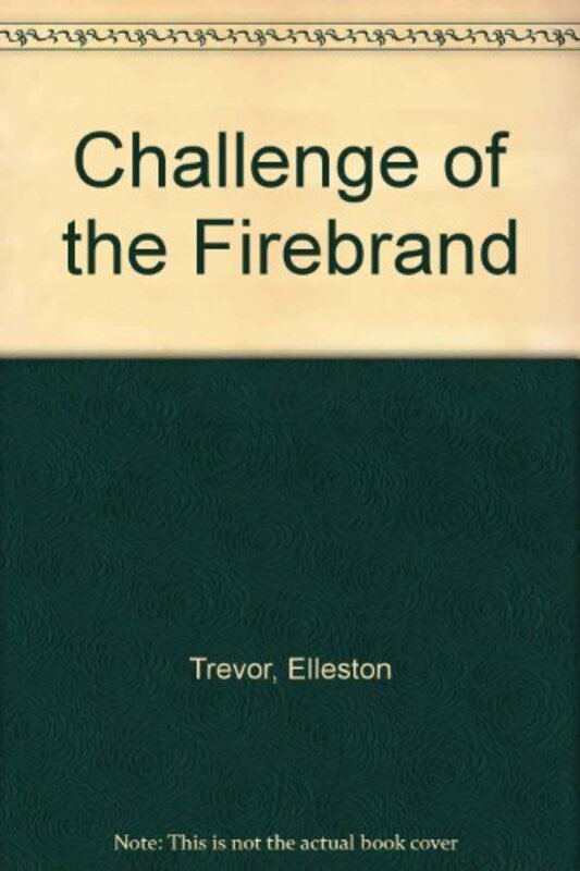 Book cover for "Challenge of the Firebrand" by Adam Hall