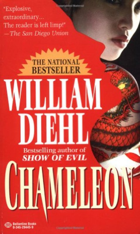 Book cover for "Chameleon" by William Diehl