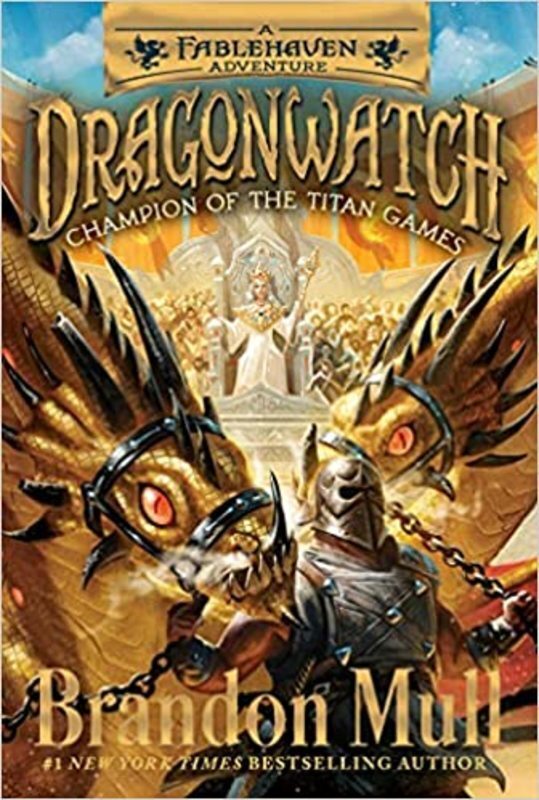 Book cover for "Champion of the Titan Games" by Brandon Mull