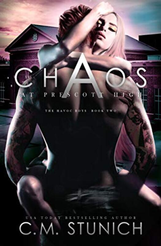 Book cover for "Chaos at Prescott High" by C M Stunich