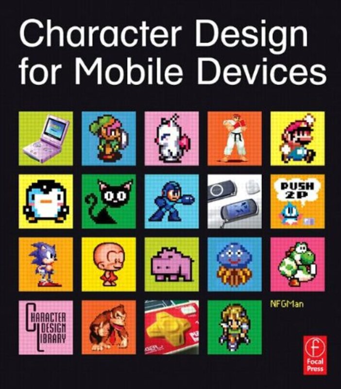 Book cover for "Character Design for Mobile Devices" by Lawrence Wright