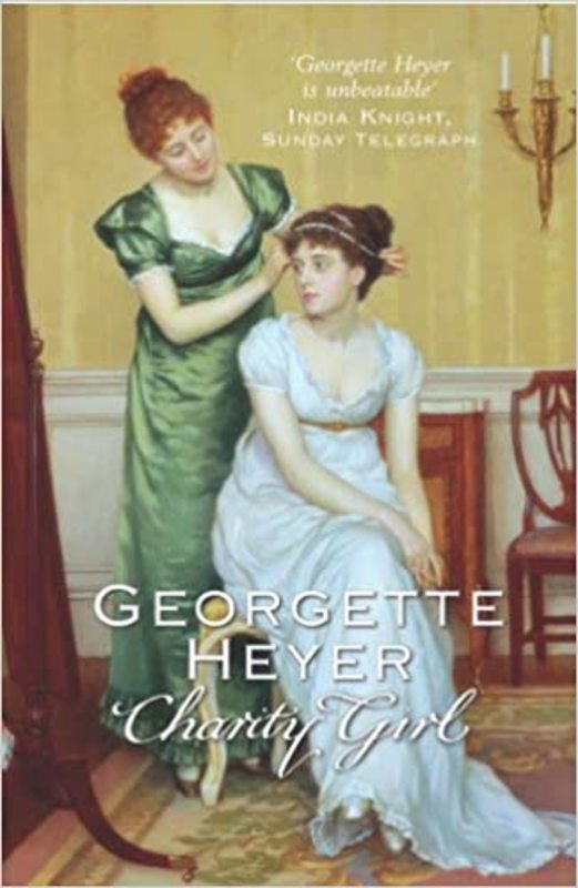 Book cover for "Charity Girl" by Georgette Heyer
