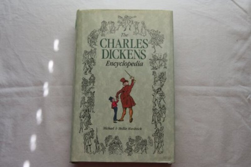 Book cover for "Charles Dickens Encyclopedia" by Mollie Hardwick