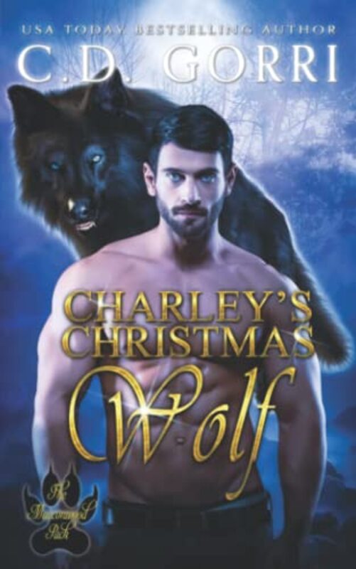 Book cover for "Charley's Christmas Wolf" by CD Gorri