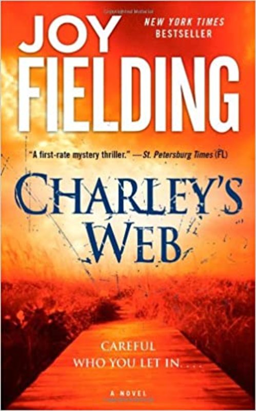 Book cover for "Charley's Web" by Joy Fielding
