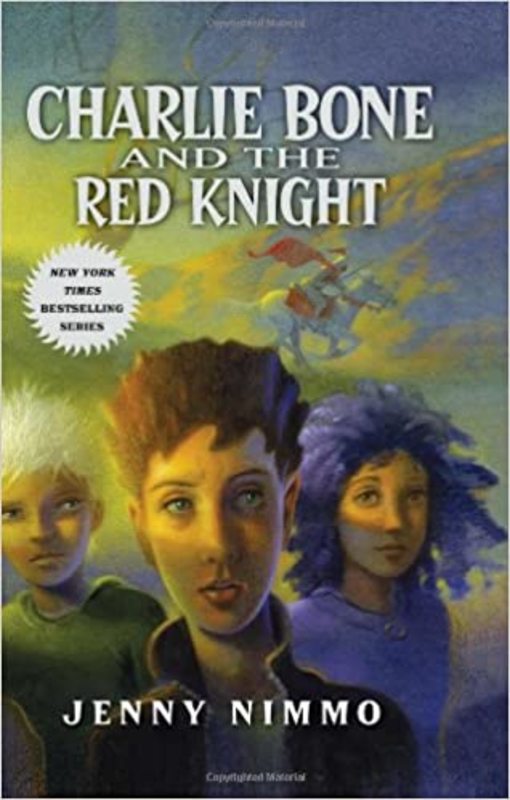Book cover for "Charlie Bone and the Red Knight" by Jenny Nimmo
