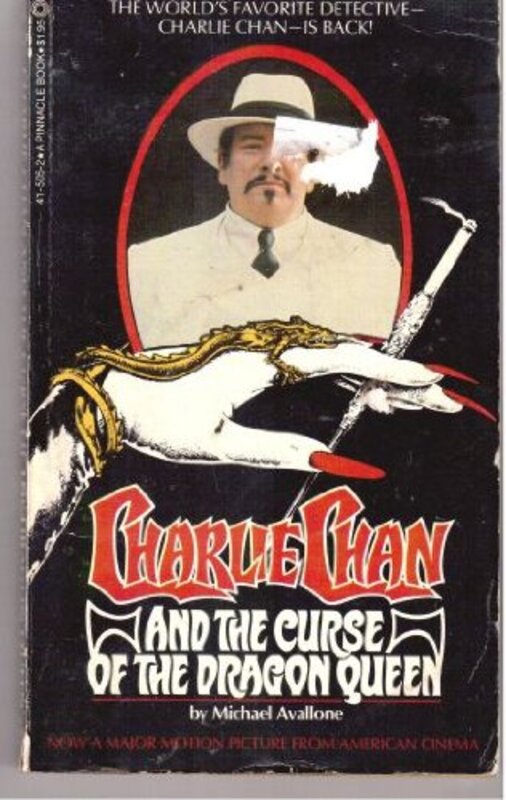 Book cover for "Charlie Chan And The Curse Of The Dragon Queen" by Michael Avallone