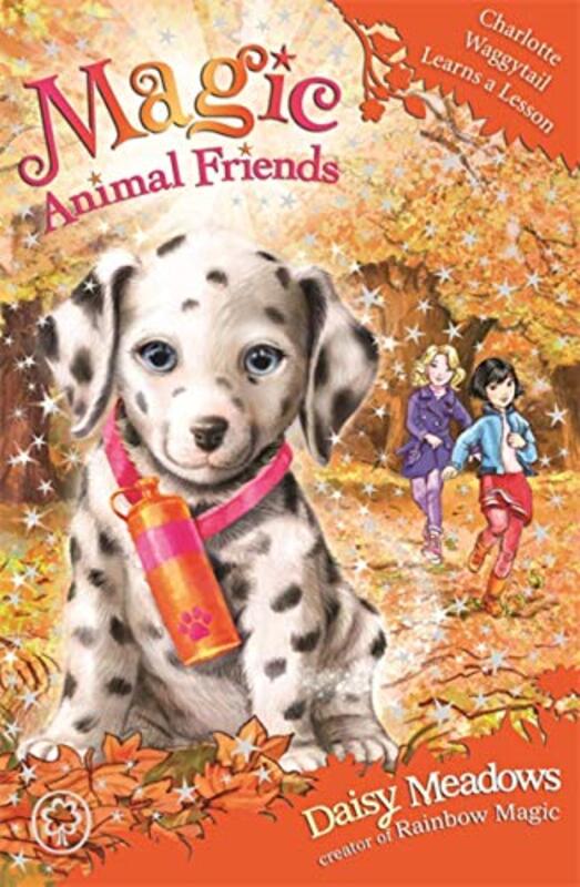 Book cover for "Charlotte Waggytail Learns a Lesson" by Daisy Meadows