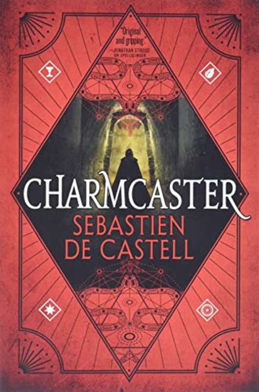 Book cover for "Charmcaster" by Sebastien de Castell