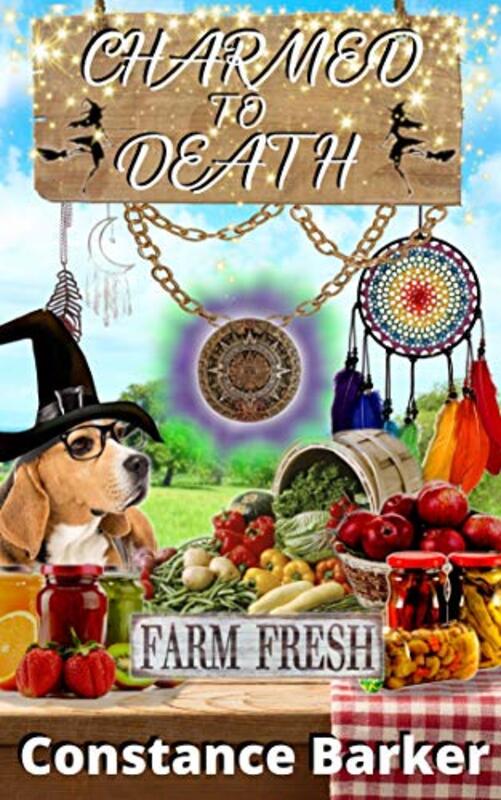 Book cover for "Charmed to Death" by Constance Barker