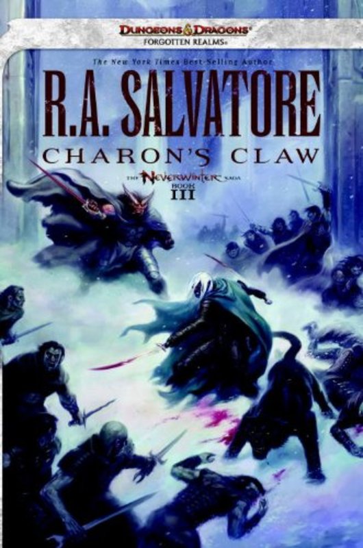 Book cover for "Charon's Claw" by RA Salvatore