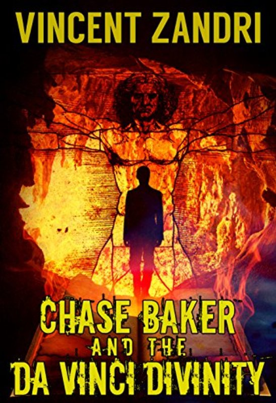 Book cover for "Chase Baker and the Da Vinci Divinity" by Vincent Zandri