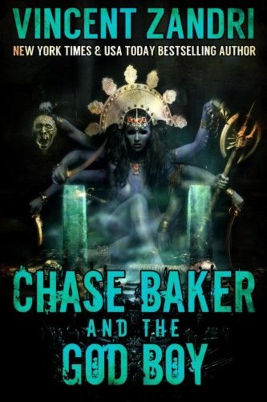 Book cover for "Chase Baker and the God Boy" by Vincent Zandri