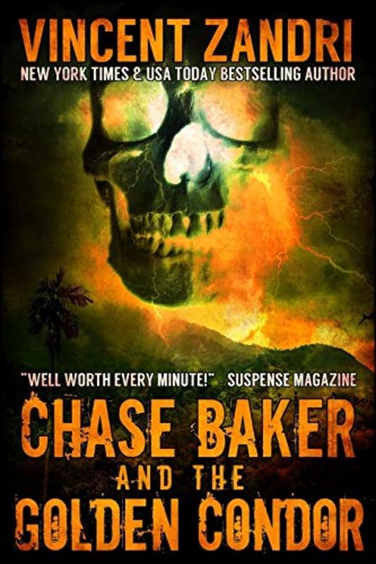 Book cover for "Chase Baker and the Golden Condor" by Vincent Zandri