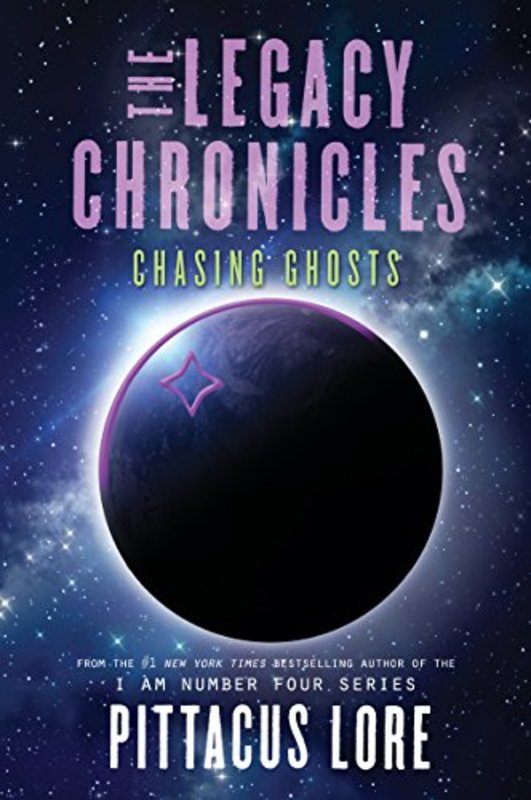 Book cover for "Chasing Ghosts" by Pittacus Lore