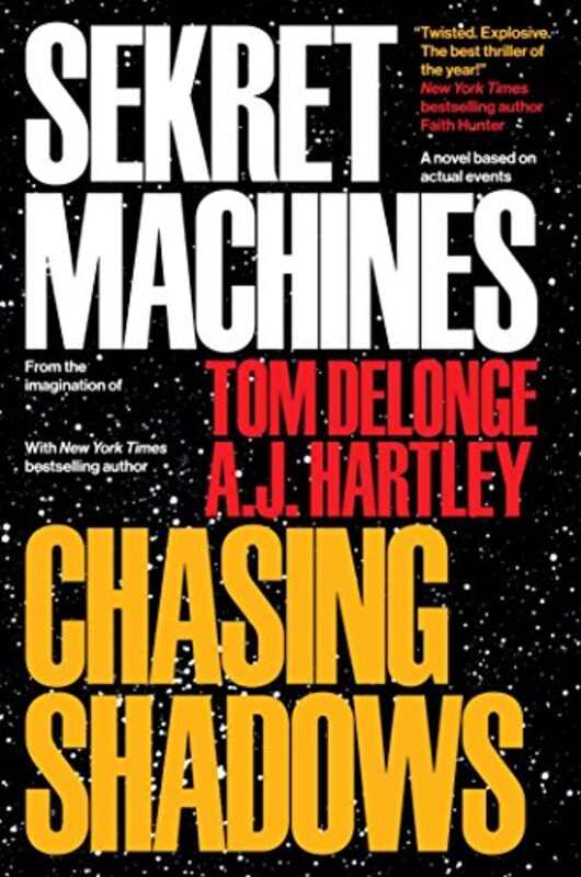 Book cover for "Chasing Shadows" by AJ Hartley