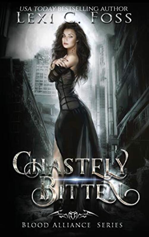 Book cover for "Chastely Bitten" by Lexi C Foss
