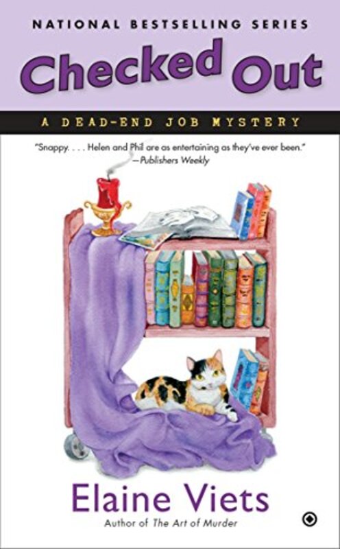 Book cover for "Checked Out" by Elaine Viets