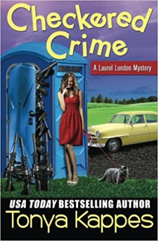 Book cover for "Checkered Crime" by Tonya Kappes