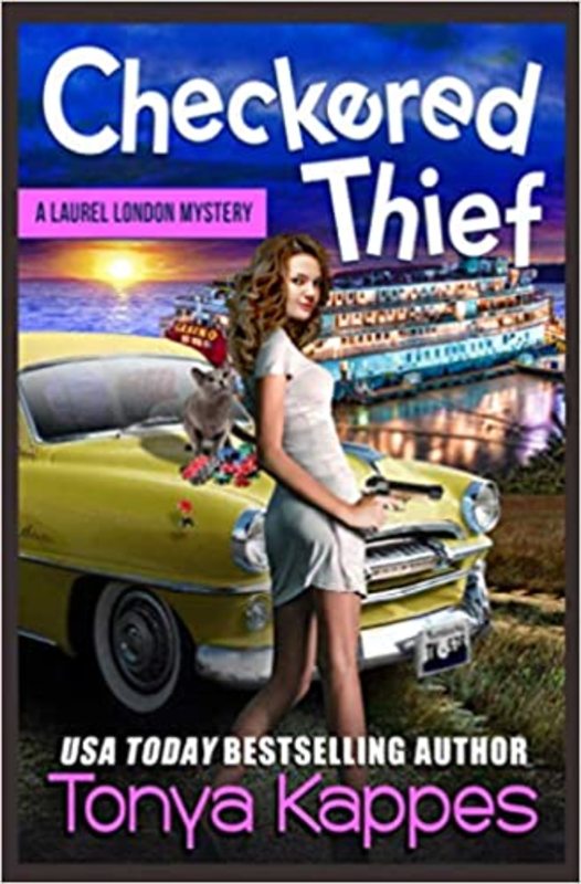 Book cover for "Checkered Thief" by Tonya Kappes