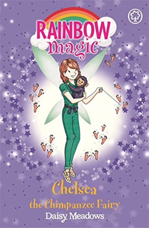 Book cover for "Chelsea the Chimpanzee Fairy" by Daisy Meadows