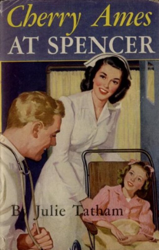 Book cover for "Cherry Ames At Spencer" by Julie Tatham