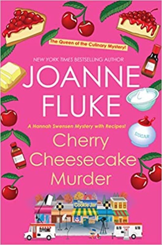 Book cover for "Cherry Cheesecake Murder" by Joanne Fluke