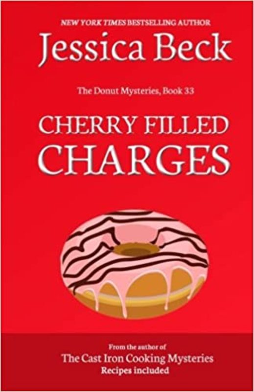 Book cover for "Cherry Filled Charges" by Jessica Beck