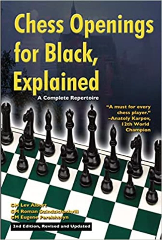 Book cover for "Chess Openings for Black, Explained" by Lev Alburt