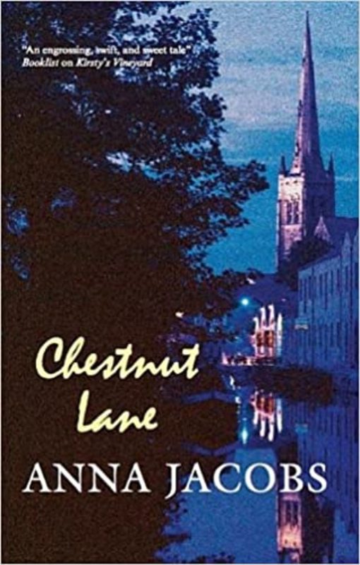Book cover for "Chestnut Lane" by Anna Jacobs
