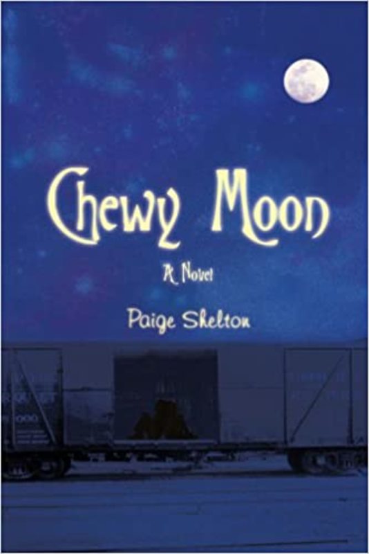 Book cover for "Chewy Moon" by Paige Shelton