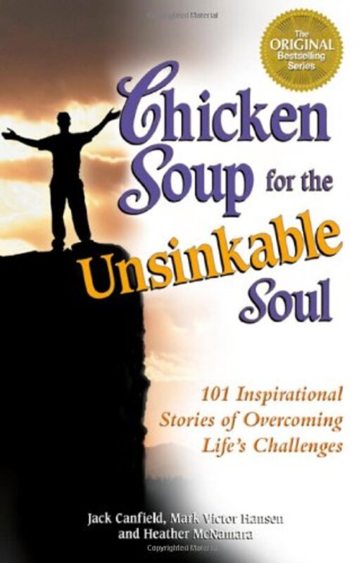 Book cover for "Chicken Soup for the Unsinkable Soul"