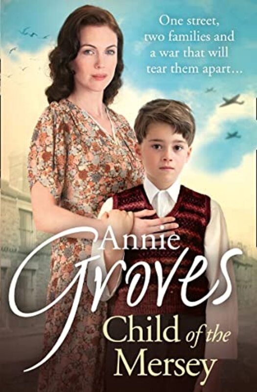 Book cover for "Child of the Mersey" by Annie Groves