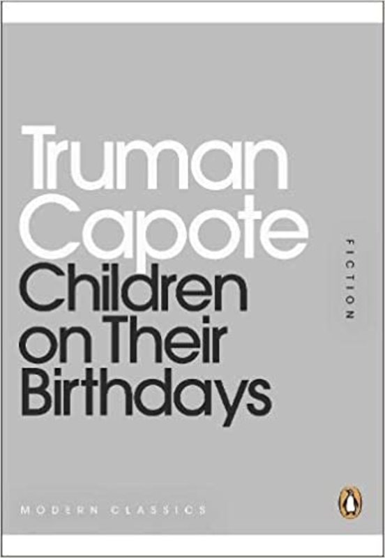 Book cover for "Children On Their Birthdays" by Truman Capote