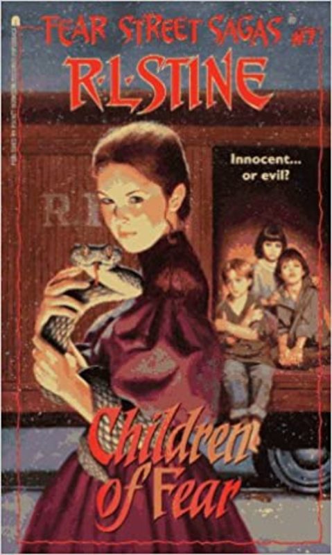 Book cover for "Children of Fear" by R.L. Stine