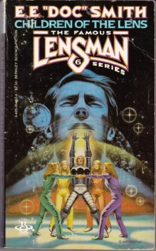 Book cover for "Children of the Lens" by E E "Doc" Smith