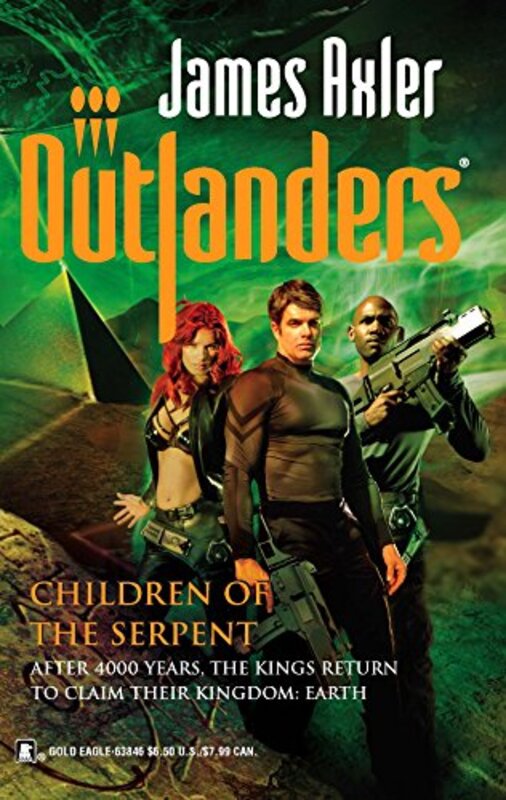 Book cover for "Children of the Serpent" by James Axler