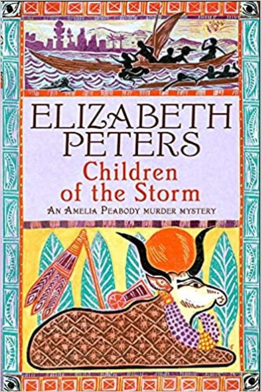 Book cover for "Children of the Storm" by Elizabeth Peters