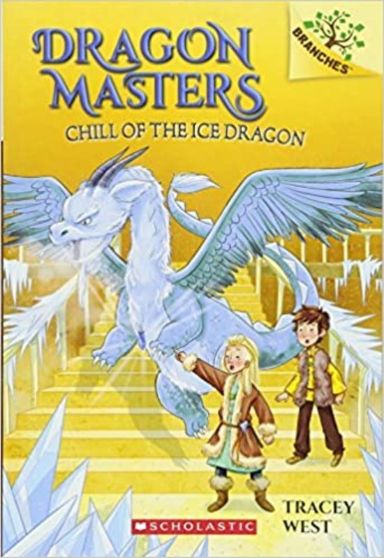 Book cover for "Chill of the Ice Dragon" by Tracey West
