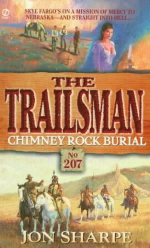 Book cover for "Chimney Rock Burial" by Jon Sharpe
