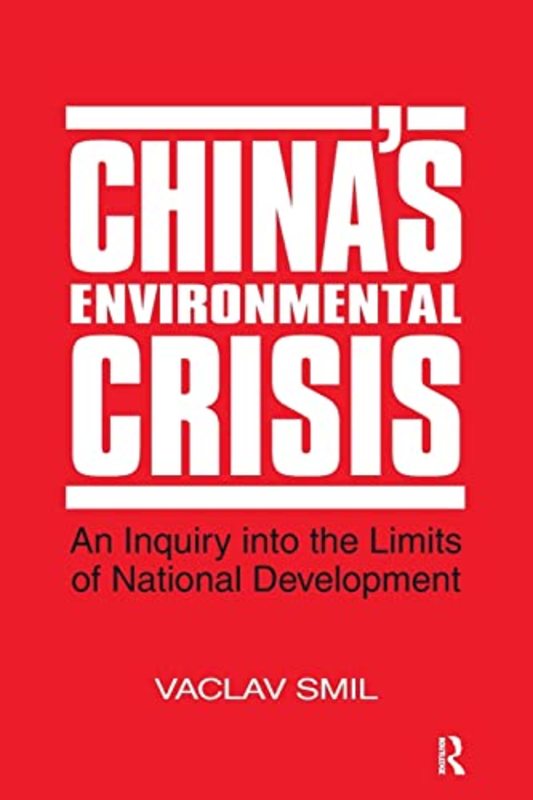 Book cover for "China's Environmental Crisis" by Vaclav Smil