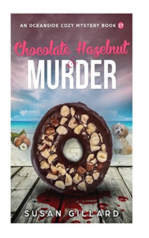 Book cover for "Chocolate Hazelnut and Murder" by Susan Gillard
