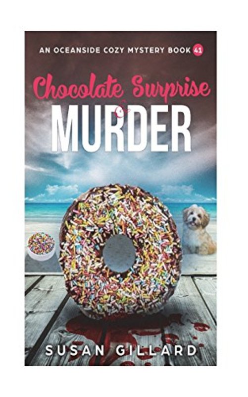 Book cover for "Chocolate Surprise and Murder" by Susan Gillard