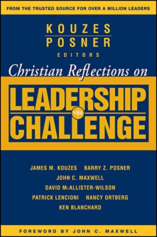 Book cover for "Christian Reflections on the Leadership Challenge" by John C Maxwell