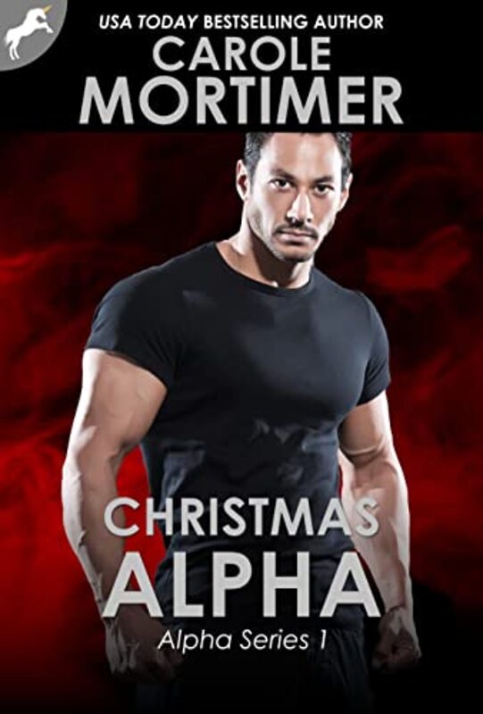 Book cover for "Christmas Alpha" by Carole Mortimer