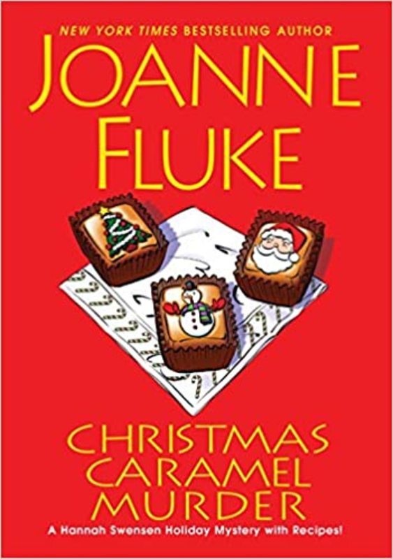 Book cover for "Christmas Caramel Murder" by Joanne Fluke